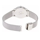 Buy Shop Calvin Klein Minimal Silver Dial Silver Mesh Bracelet Watch for Men - K3M211Y6 USA Online