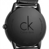 Buy Shop Calvin Klein Minimal Black Dial Black Mesh Bracelet Watch for Men - K3M21421 USA Online