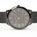 Buy Shop Calvin Klein Minimal Black Dial Black Mesh Bracelet Watch for Men - K3M21421 USA Online