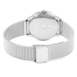 Buy Shop Calvin Klein Minimal Grey Dial Silver Mesh Bracelet Watch for Men - K3M22124 USA Online