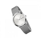 Buy Shop Calvin Klein Minimal SIlver Dial Silver Mesh Bracelet Watch for Women - K3M221Y6 USA Online