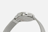 Buy Shop Calvin Klein Minimal White Dial Silver Mesh Bracelet Watch for Women - K3M23126 USA Online