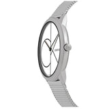 Buy Shop Calvin Klein Minimal White Dial Silver Mesh Bracelet Watch for Women - K3M5215X USA Online