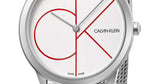 Buy Shop Calvin Klein Minimal White Dial Silver Mesh Bracelet Watch for Women - K3M52152 USA Online