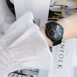 Buy Shop Calvin Klein Minimal Black Dial Black Mesh Bracelet Watch for Women - K3M5245X USA Online