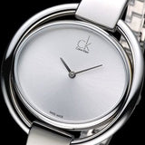 Buy Shop Calvin Klein Impetuous Silver Dial Silver Steel Strap Watch for Women - K4F2N116 USA Online