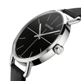 Buy Shop Calvin Klein Evan Black Dial Black Leather Strap Watch for Men - K7B211CZ USA Online