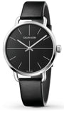 Buy Shop Calvin Klein Evan Black Dial Black Leather Strap Watch for Men - K7B211CZ USA Online