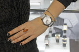Buy Shop Calvin Klein Steady Silver Dial White Leather Strap Watch for Women - K7Q211L6 USA Online