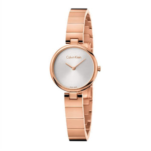 Buy Shop Calvin Klein Authentic White Dial Rose Gold Steel Strap Watch for Women - K8G23646 USA Online