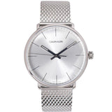 Buy Shop Calvin Klein White Dial Silver Mesh Bracelet Watch for Women - K8M21126 USA Online