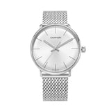 Buy Shop Calvin Klein White Dial Silver Mesh Bracelet Watch for Women - K8M21126 USA Online