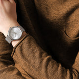 Buy Shop Calvin Klein White Dial Silver Mesh Bracelet Watch for Women - K8M21126 USA Online