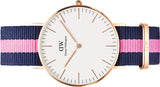Buy Shop Daniel Wellington Classic Winchester White Dial Three Tone Nylon Strap Watch For Women - DW00100033 USA Online