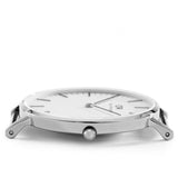 Buy Shop Daniel Wellington Classic Glasgow White Dial Two Tone NATO Strap Unisex Watch - DW00100047 USA Online