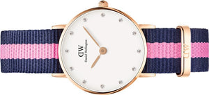 Buy Shop Daniel Wellington Classy Winchester White Dial Two Tone NATO Strap Watch For Women - DW00100065 USA Online