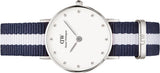 Buy Shop Daniel Wellington Classy Glasgow White Dial Two Tone NATO Strap Watch For Women - DW00100074 USA Online