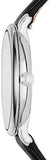 Buy Shop Fossil Jacqueline Quartz White Dial Black Leather Strap Watch for Women - ES3972 USA Online