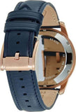 Buy Shop Fossil Grant Twist Multifunction Blue Dial Blue Leather Strap Watch for Men - ME1162 USA Online