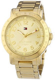 Buy Shop Tommy Hilfiger Bella Gold Dial Gold Steel Strap Watch for Women - 1781395 USA Online