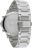 Buy Shop Tommy Hilfiger Chronograph Grey Dial Silver Steel Strap Watch for Men - 1710382 USA Online