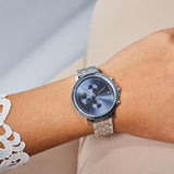 Buy Shop Tommy Hilfiger Casual Quartz Blue Dial Silver Steel Strap Watch For Women - 1782188 USA Online