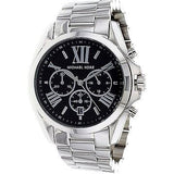Buy Shop Michael Kors Bradshaw Black Dial Silver Steel Strap Watch for Men - MK5705 USA Online