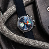 Buy Shop Tag Heuer Carrera Skipper Automatic Chronograph Blue Dial Blue Nylon Strap Watch for Men - CBS2213.FN6002 USA Online