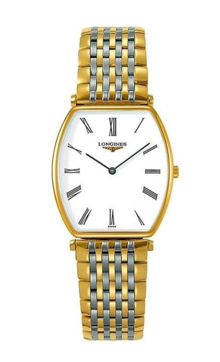 Buy Shop Longines La Grande Classique de Longines Tonneau 22 Gold Watch for Women - L4.205.2.11.7 USA Online