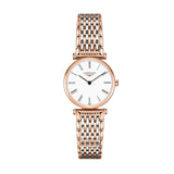 Buy Shop Longines La Grande Classique De Longines White Dial Two Tone Mesh Bracelet Watch for Women - L4.209.1.91.7 USA Online