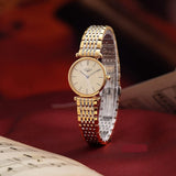 Longines La Grande Classique Quartz Gold Dial Two Tone Mesh Bracelet Watch for Women - L4.209.2.32.7