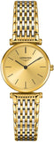 Longines La Grande Classique Quartz Gold Dial Two Tone Mesh Bracelet Watch for Women - L4.209.2.32.7