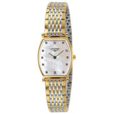 Longines La Grande Classique White Dial Two Tone Mesh Bracelet Watch for Women - L4.205.2.87.7