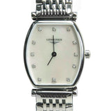 Longines La Grande Classique de Longines Tonneau White Dial Silver Steel Strap Watch for Women - L4.205.4.87.6