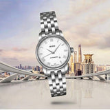 Mido Baroncelli III Automatic Silver Dial Silver Steel Strap Watch For Women - M7600.4.10.1