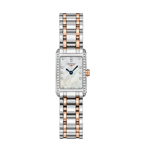 Buy Shop Longines Dolcevita Diamonds Mother of Pearl White Dial Two Tone Steel Strap Watch for Women - L5.258.5.89.7 USA Online