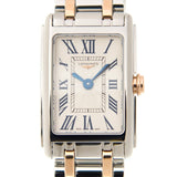 Buy Shop Longines Dolcevita 18K Gold Silver Dial Two Tone Steel Strap Watch for Women - L5.258.5.71.7 USA Online