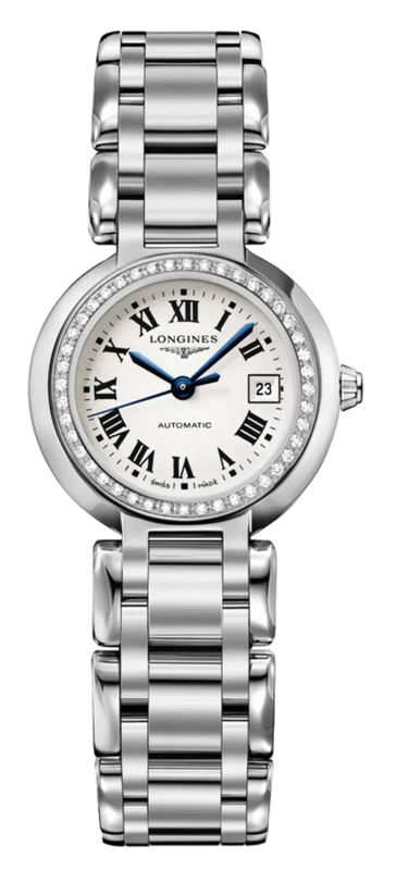 Buy Shop Longines PrimaLuna 26.5mm Automatic Stainless Steel Watch for Women - L8.111.0.71.6 USA Online