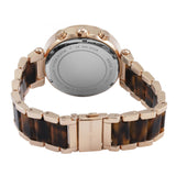 Buy Shop Michael Kors Parker Rose Gold Dial Two Tone Steel Strap Watch for Women - MK5538 USA Online