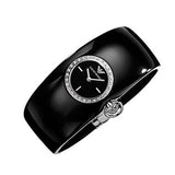 Buy Shop Emporio Armani Casual Analog Black Dial Black Leather Strap Watch For Women - AR0739 USA Online
