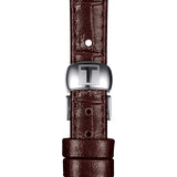 Buy Shop Tissot Le Locle Automatic Lady Silver Dial Brown Leather Strap Watch For Women - T41.1.113.77 USA Online