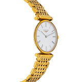 Buy Shop Longines La Grande Classique De Longines White Dial Gold Steel Strap Watch for Women - L4.209.2.11.8 USA Online