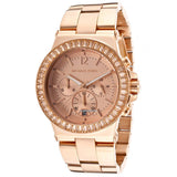 Buy Shop Michael Kors Dylan Rose Gold Dial Rose Gold Steel Strap Watch for Women - MK5412 USA Online