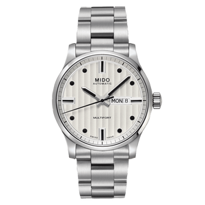 Buy Shop Mido Multifort Automatic Silver Dial Silver Steel Strap Watch For Men - M005.430.11.031.80 USA Online