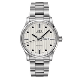 Buy Shop Mido Multifort Automatic Silver Dial Silver Steel Strap Watch For Men - M005.430.11.031.80 USA Online