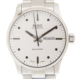 Mido Multifort Automatic Silver Dial Silver Steel Strap Watch For Men - M005.430.11.031.80