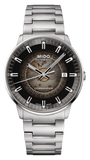 Mido Commander Automatic Gradient Black Dial Silver Steel Strap Watch For Men - M021.407.11.411.00