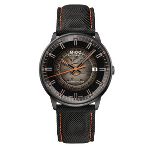 Buy Shop Mido Commander Automatic Gradient Black Dial Black Nylon Strap Watch For Men - M021.407.37.411.00 USA Online