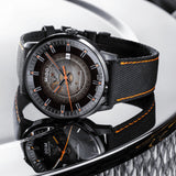 Mido Commander Automatic Gradient Black Dial Black Nylon Strap Watch For Men - M021.407.37.411.00