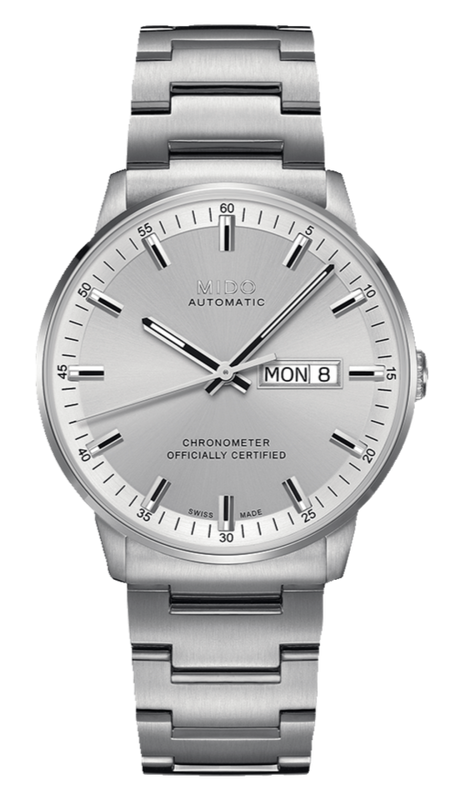 Buy Shop Mido Commander II Automatic Chronometer Silver Dial Silver Steel Strap Watch For Men - M021.431.11.031.00 USA Online